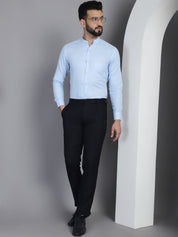 Firozi Solid Shirt - Fabric Texture - 70% Cotton 30% Polyester