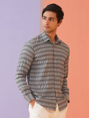 Striped Cotton Casual Shirt for Men