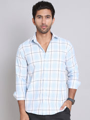 Checked Cotton Regular Fit Casual Shirt