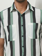 Men's Green Shirt - Complete Look - Indian Needle
