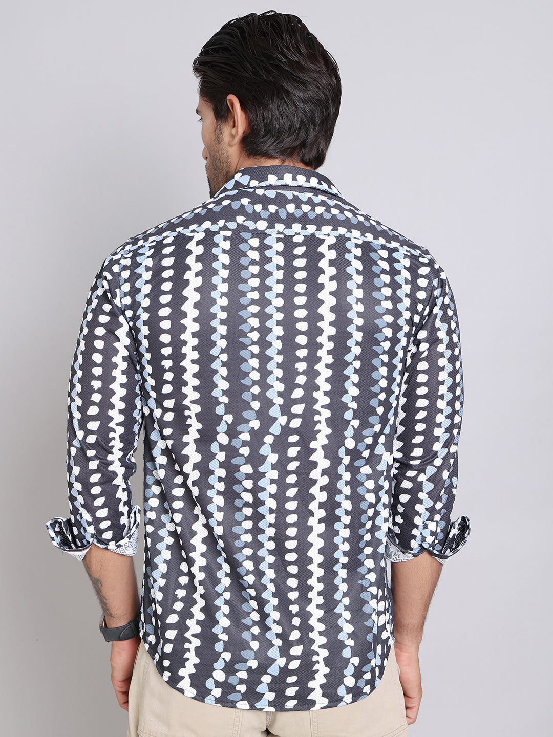 Printed Cotton Regular Fit Casual Shirt For Men