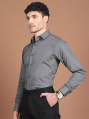 Charcoal Printed Stylish Shirt for Men - SF_9028Charcoal_S