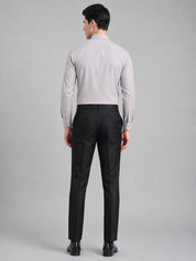 Cotton Solid Formal Shirt for Mens - SF_361Steel-Grey_M