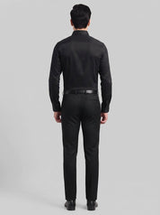 Cotton Solid Formal Shirt for Mens - SF_361Black_M