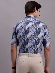 Grey Printed Party Shirt for Men - SF_885Grey_S