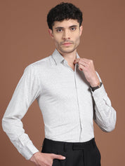 Grey Printed Stylish Shirt for Men - SF_9028Grey_S
