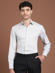 Grey Printed Stylish Shirt for Men - SF_9028Grey_S