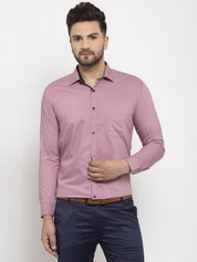 Indian Needle Magenta Formal Shirt with black detailing - SF_411Magenta_S