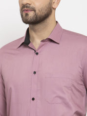 Indian Needle Magenta Formal Shirt with black detailing - SF_411Magenta_S
