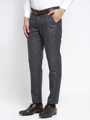 Indian Needle Men's Black Formal Trousers - FGP_261Black_30