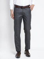 Indian Needle Men's Black Formal Trousers - FGP_261Black_30
