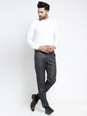 Indian Needle Men's Black Formal Trousers - FGP_261Black_30