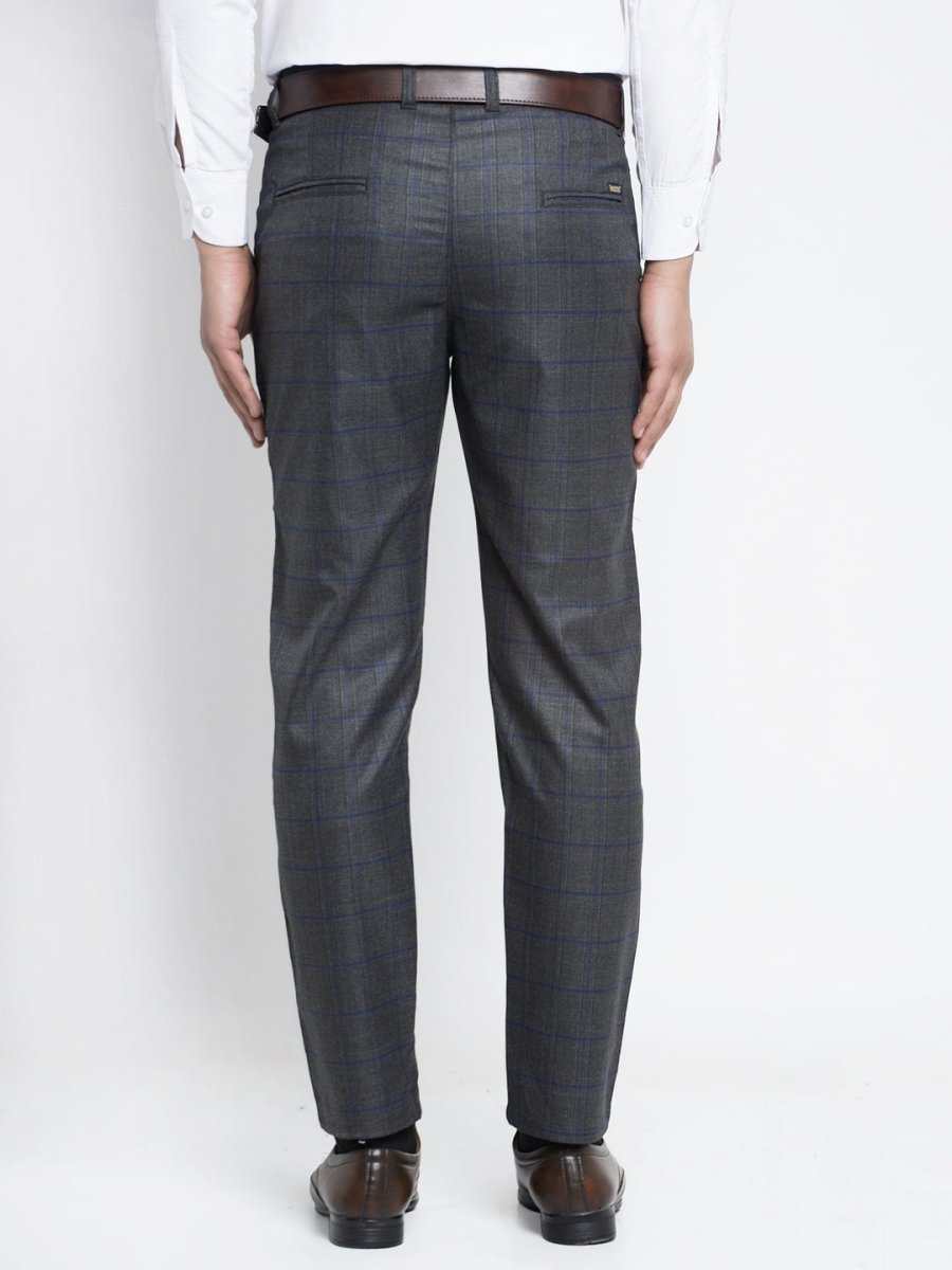 Indian Needle Men's Black Formal Trousers - FGP_261Black_30