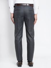Indian Needle Men's Black Formal Trousers - FGP_261Black_30
