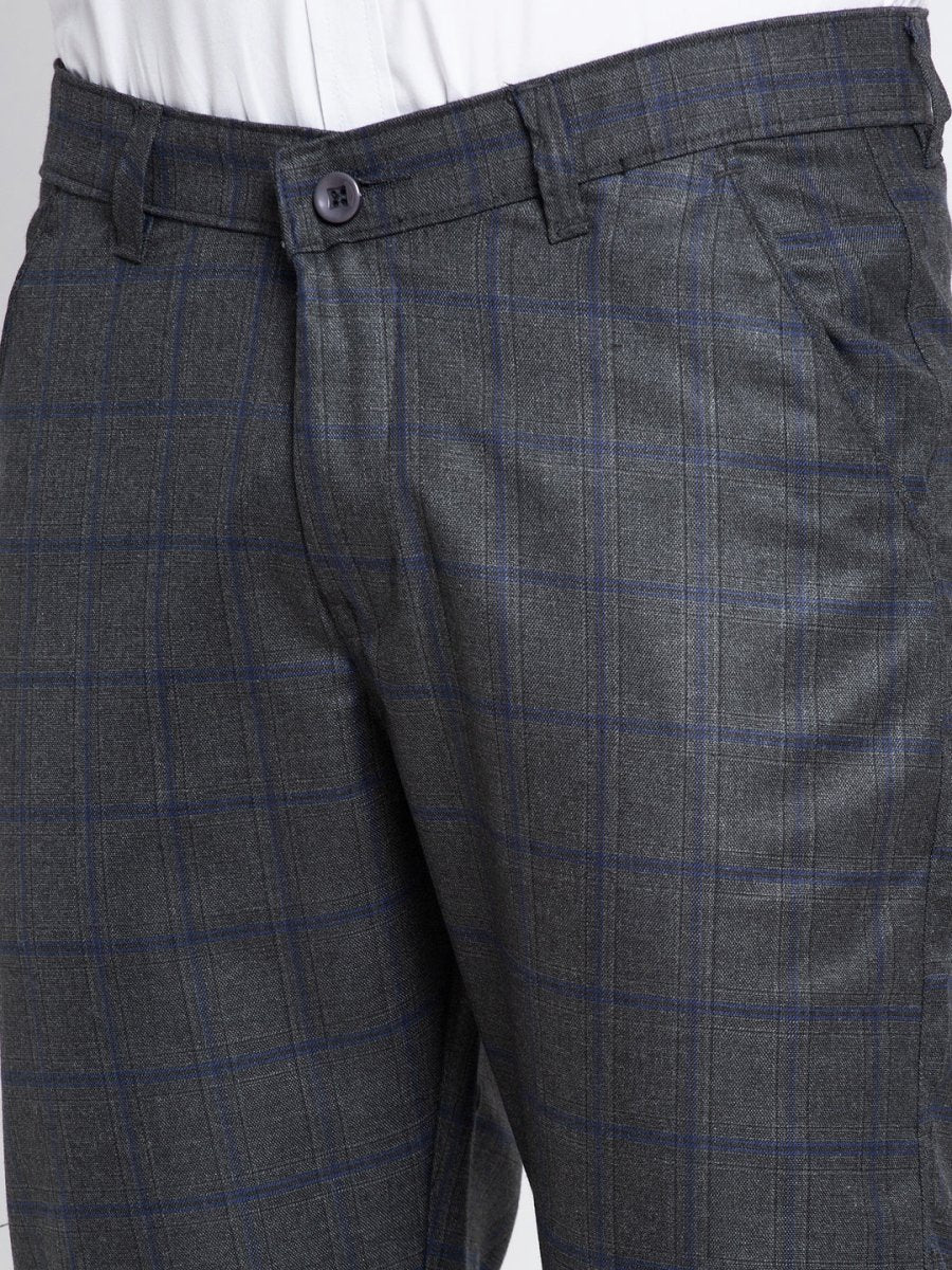 Indian Needle Men's Black Formal Trousers - FGP_261Black_30