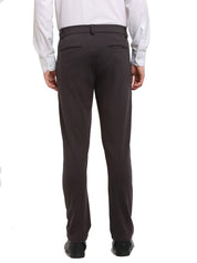 Indian Needle Men's Brown 4-Way Lycra Tapered Fit Trousers - FGP_269Brown_30
