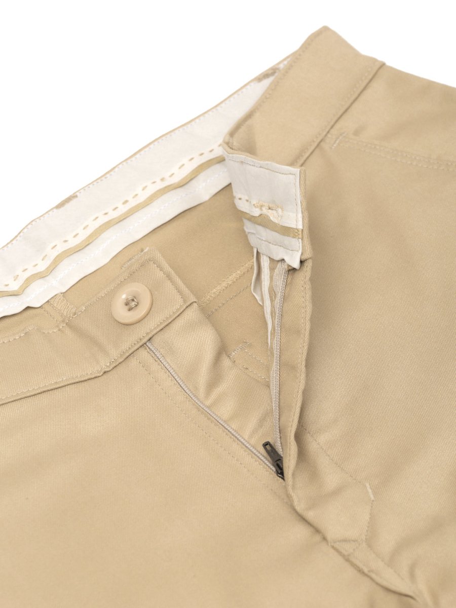 Indian Needle Men's Casual Cotton Solid Cargo Pants - KGP_154Beige_30