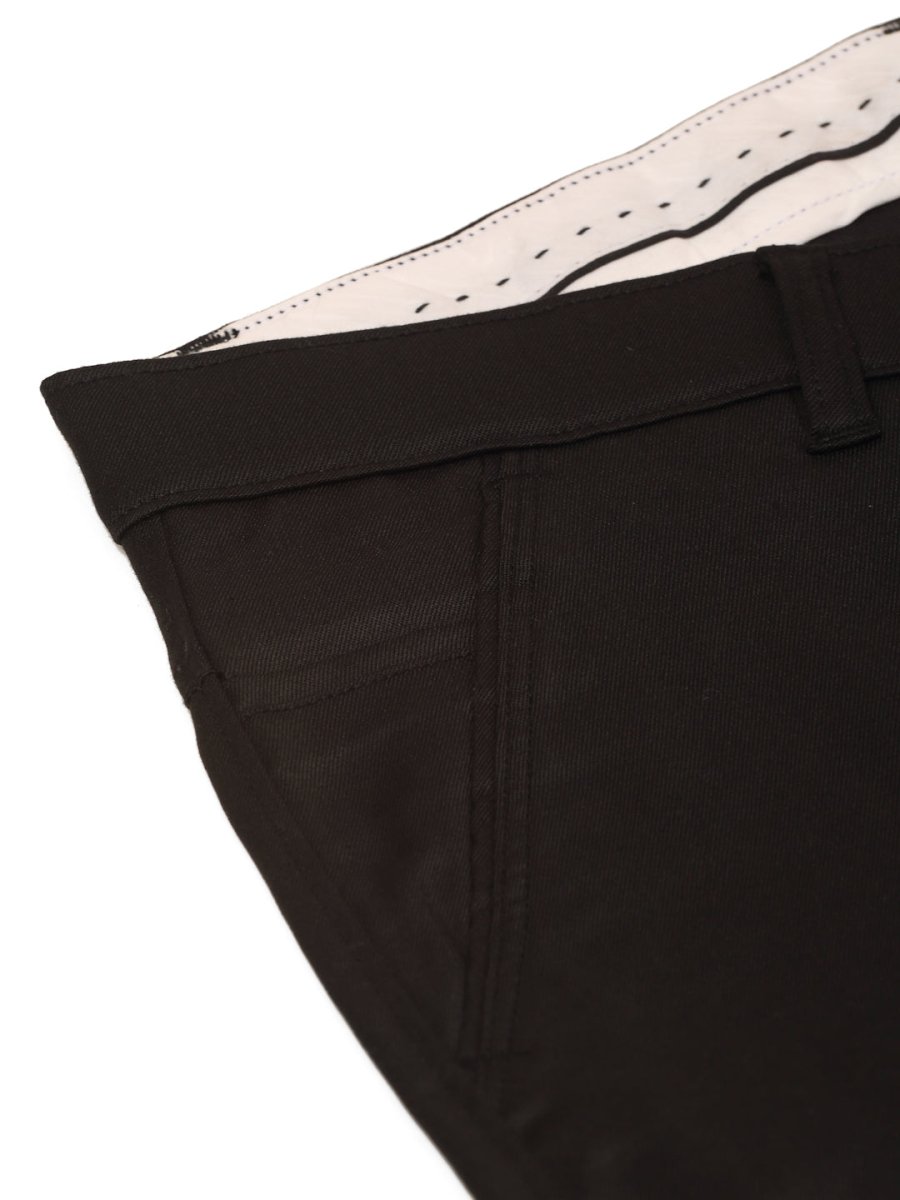 Indian Needle Men's Casual Cotton Solid Cargo Pants - KGP_154Black_30