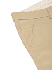 Indian Needle Men's Casual Cotton Solid Cargo Pants - KGP_154Cream_30
