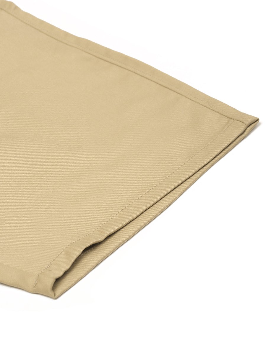 Indian Needle Men's Casual Cotton Solid Shorts - SGP_153Beige_30