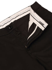 Indian Needle Men's Casual Cotton Solid Shorts - SGP_153Black_30