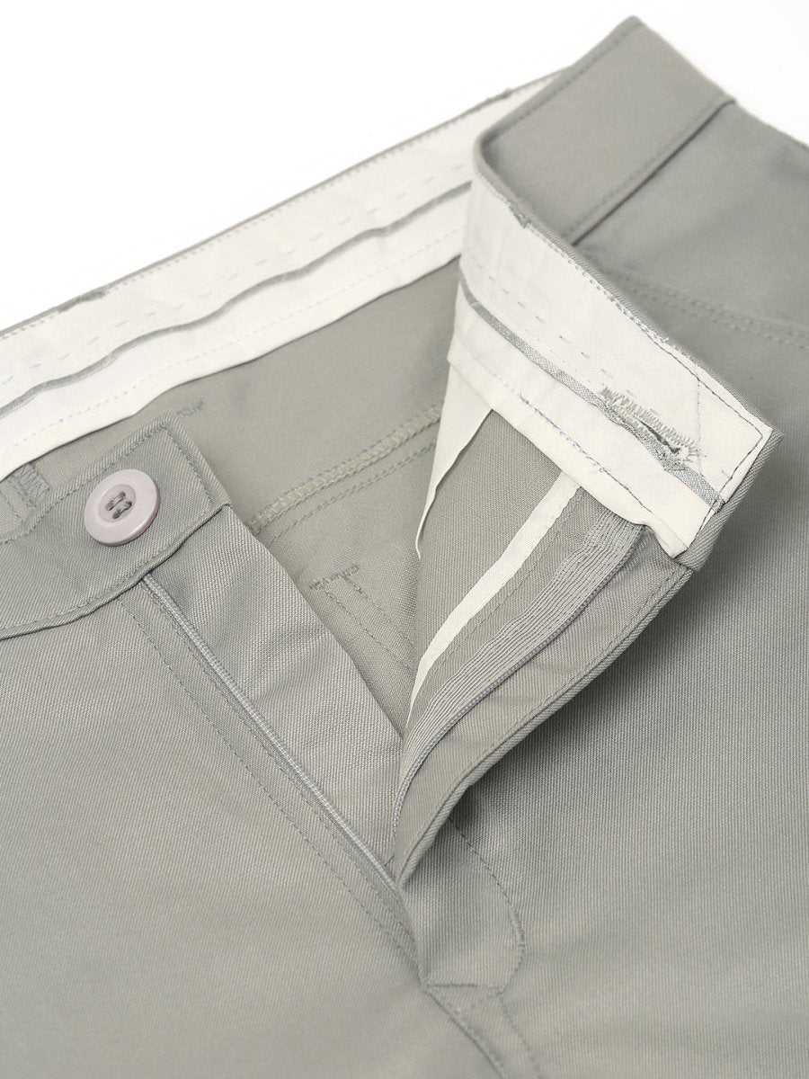 Indian Needle Men's Casual Cotton Solid Shorts - SGP_153Light-Grey_30