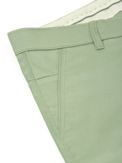 Indian Needle Men's Casual Cotton Solid Shorts - SGP_153Pista-Green_30