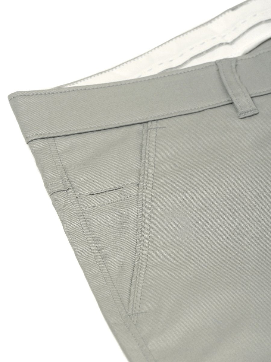 Indian Needle Men's Casual Cotton Solid Shorts - SGP_153Light-Grey_30