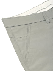 Indian Needle Men's Casual Cotton Solid Shorts - SGP_153Light-Grey_30