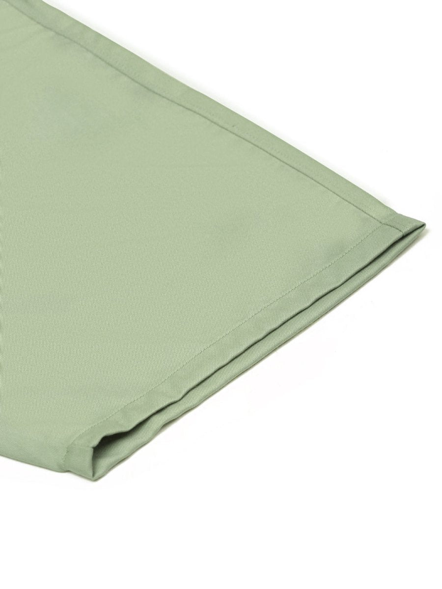Indian Needle Men's Casual Cotton Solid Shorts - SGP_153Pista-Green_30