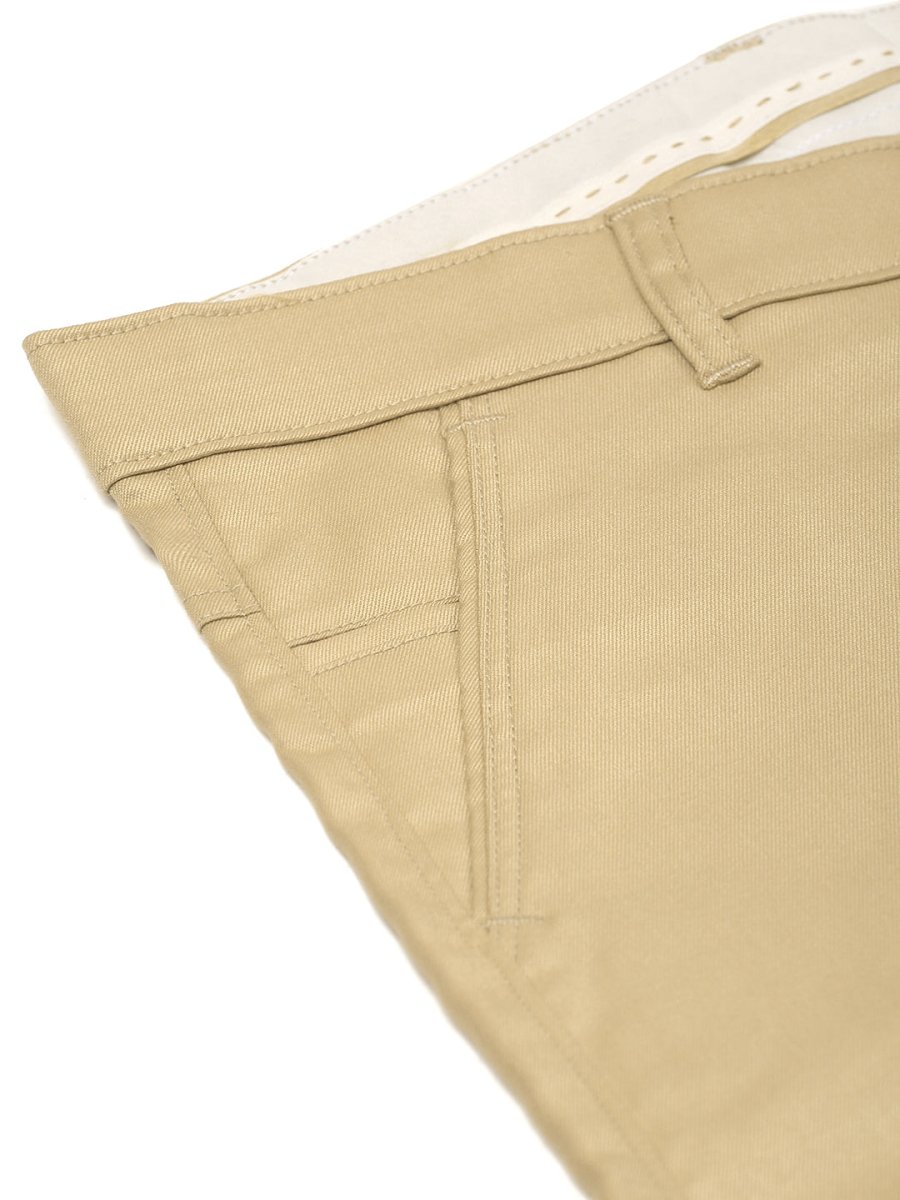 Indian Needle Men's Casual Cotton Solid Shorts - SGP_153Beige_30