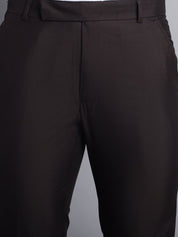 Indian Needle Men's Coffee Tapered Fit Formal Trousers - FGP_275Coffee_30