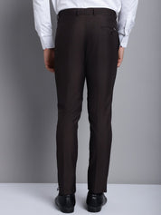 Indian Needle Men's Coffee Tapered Fit Formal Trousers - FGP_275Coffee_30