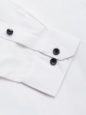 Indian Needle Men's Cotton Printed Formal Shirts - SF_807White_S