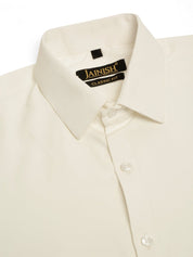 Indian Needle Men's Cotton Solid Formal Shirt's - SF_833White_S