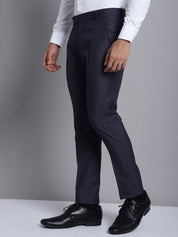 Indian Needle Men's Grey Tapered Fit Formal Trousers - FGP_275Grey_30