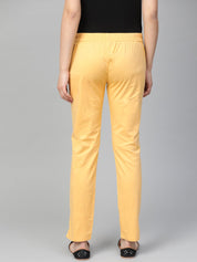 Jompers Women Beige Smart Slim Fit Solid Regular Trousers - JOP_2119_Beige_S