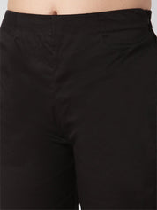Jompers Women Black Smart Slim Fit Solid Regular Trousers - JOP_2119_Black_S