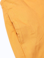Jompers Women Mustard Smart Fit Solid Bottom Flared Trousers - JOP_2128_Mustard_S