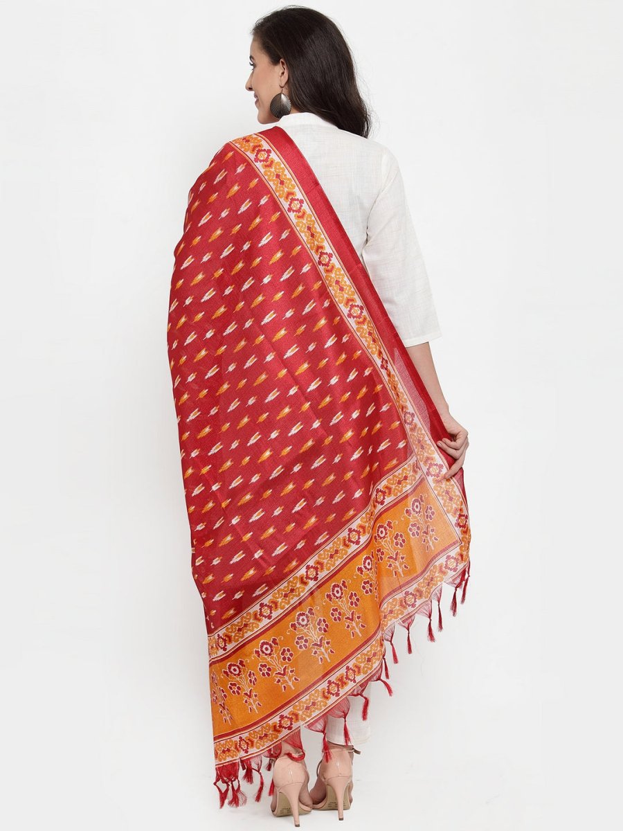 Jompers Women Off-White Solid Kurta with Trousers & Dupatta - JOKS_D8R_1332_Off-White_S