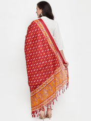 Jompers Women Off-White Solid Kurta with Trousers & Dupatta - JOKS_D8R_1332_Off-White_S