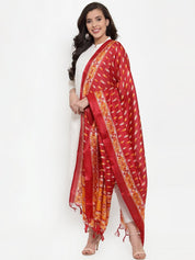 Jompers Women Off-White Solid Kurta with Trousers & Dupatta - JOKS_D8R_1332_Off-White_S
