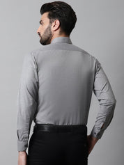 Men Grey Classic Slim Fit Solid Formal Shirt - SF_867Grey_S