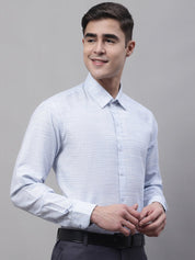 Men Light-Grey Cotton Classic Formal Shirt - SF_868Grey_S