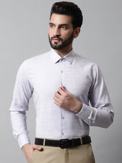 Men Light-Purple Cotton Classic Formal Shirt - SF_868Light-Purple_S