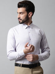 Men Light-Purple Cotton Classic Formal Shirt - SF_868Light-Purple_S