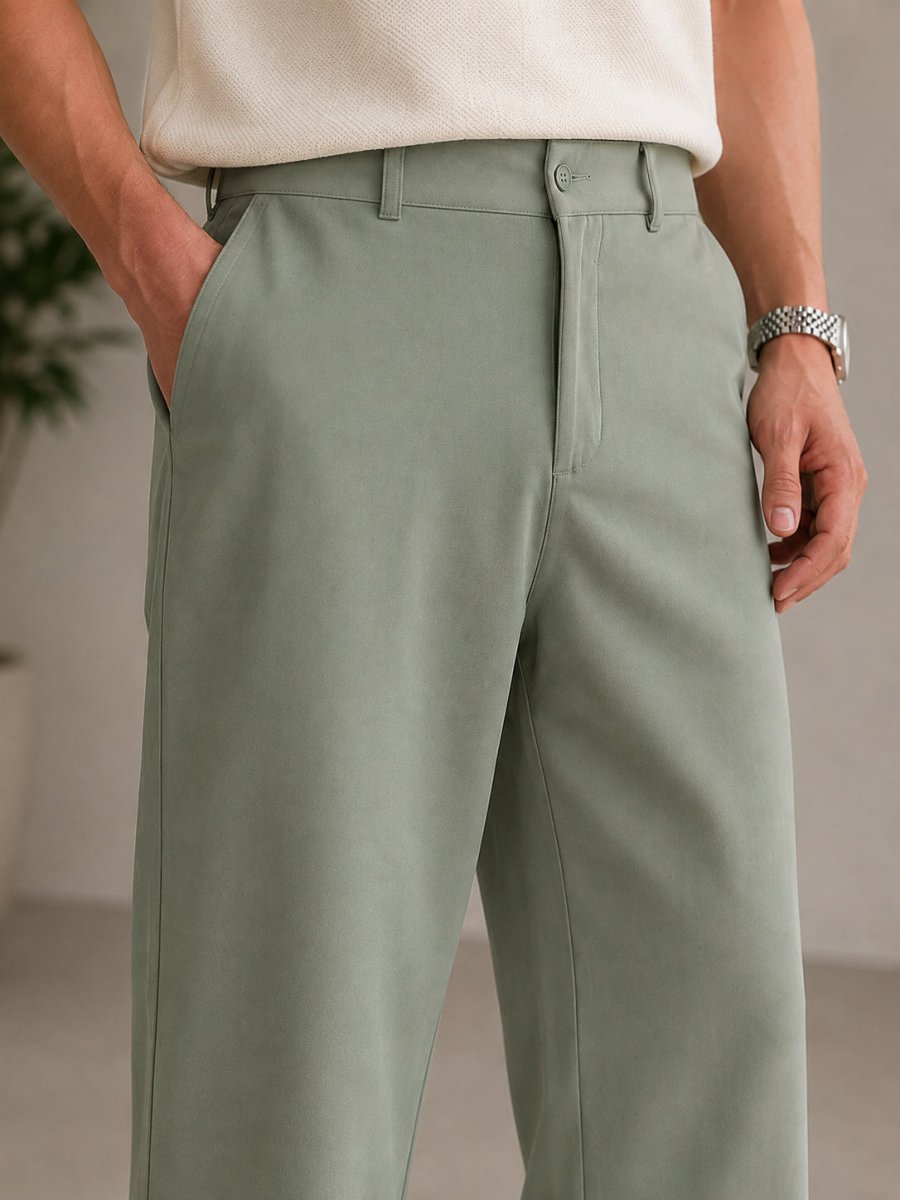Men Straight Fit Korean Pants - INGP_305Pista_30