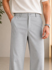 Men Straight Fit Korean Pants - INGP_305Light-Grey_30