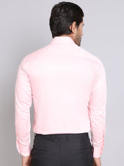Men's Cotton Solid Formal Shirt - SF_883Light-Pink_S