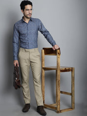 Men's Geomatric Printed Formal Shirts - SF_898Navy_S